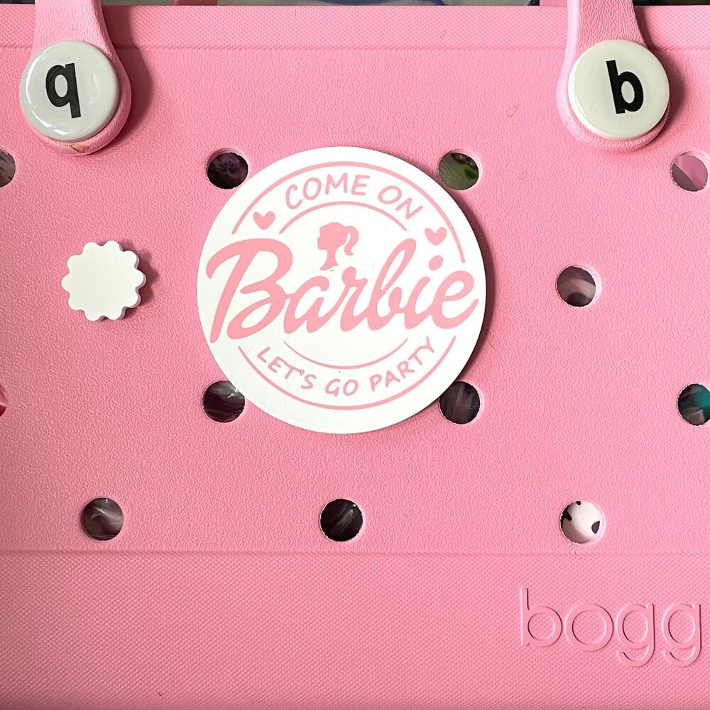 BARBIE Come on Barbie Let's Go Party Bogg Charm-New!